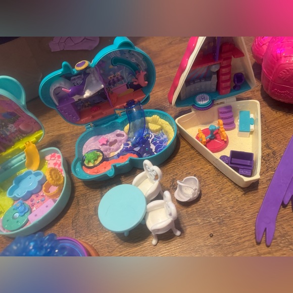 Polly pocket mega lot ice cream, flamingo, otter, birthday cake & puppy star - Picture 10 of 12